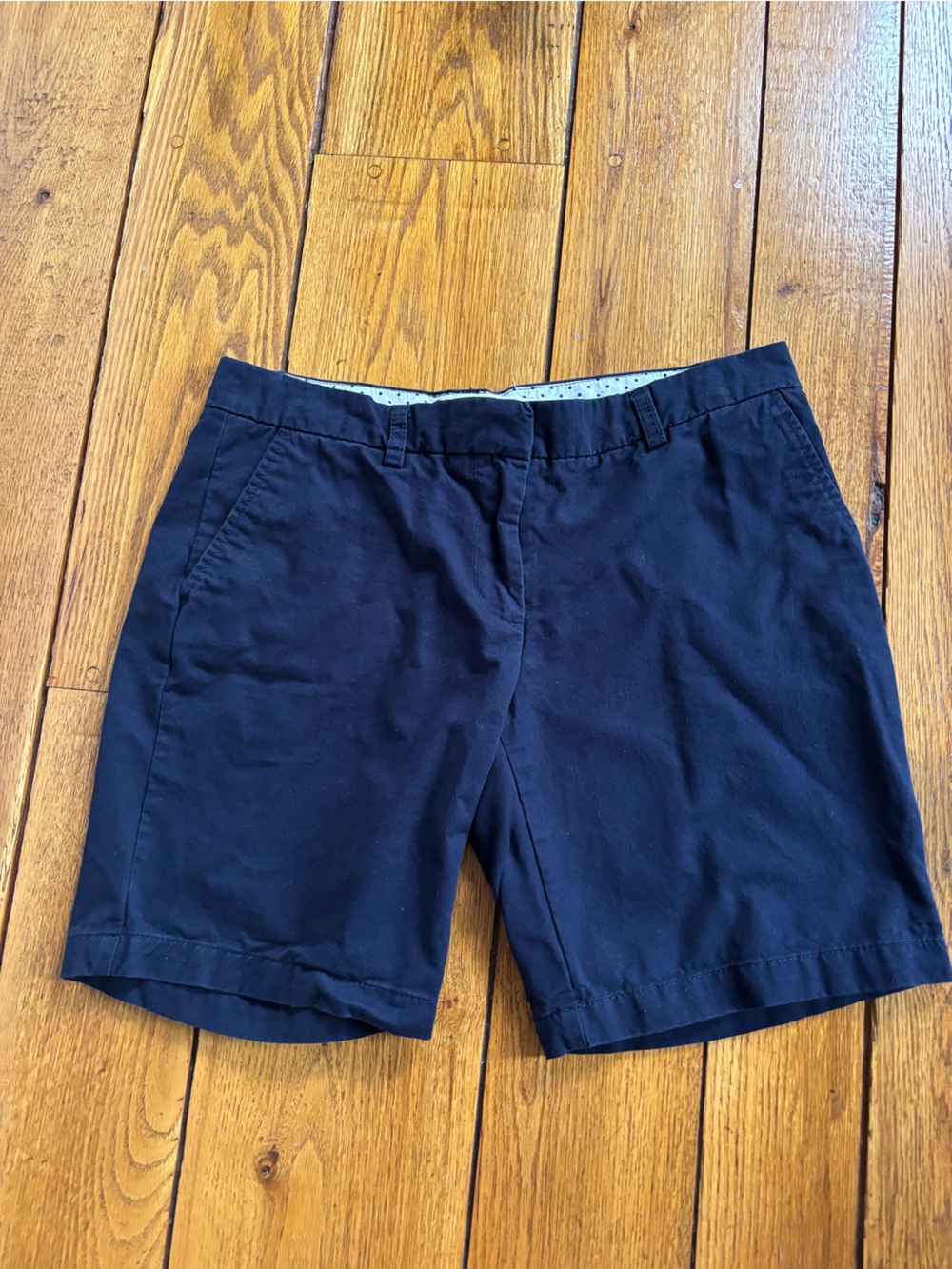 Tommy Hilfiger Women’s Navy Bermuda Shorts Size 6 Chino Preppy